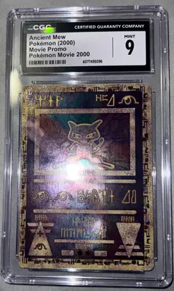 Pokemon TCG Ancient Mew 2000 Movie Promo Holo Rare Graded CGC 9 - Image 1