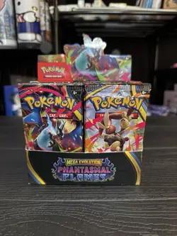 36x Pokemon Phantasmal Flames Booster Packs Sealed Lot Comes With Display Box - Image 1