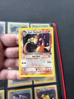 Pokemon Team Rocket Complete Set 83/82 Unlimited WOTC 2000 Dark Charizard MP-DMG - Image 4