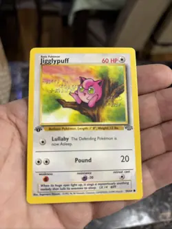 Pokemon TCG Jigglypuff 54/64 Jungle Regular 1st Edition - Image 1