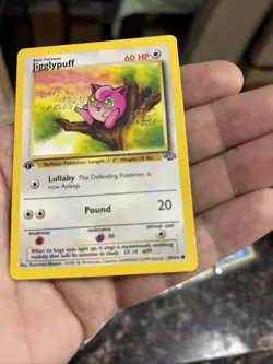 Pokemon TCG Jigglypuff 54/64 Jungle Regular 1st Edition - Image 2