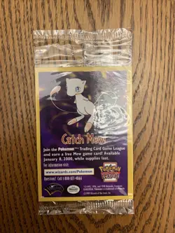 Pokemon the First movie Black star promo wotc sealed (1999) - Image 1