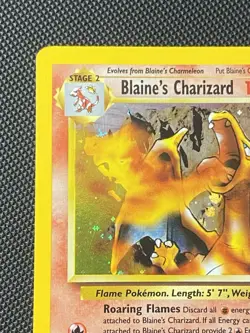 Pokemon Gym Challenge Blaine's Charizard 2/132 Holo Rare Unlimited LP/MP - Image 4