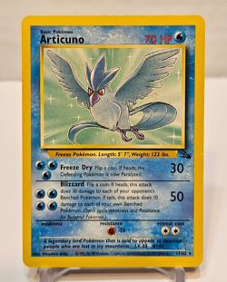Articuno 17/62 Rare Unlimited Fossil Pokemon 1852 - Image 1