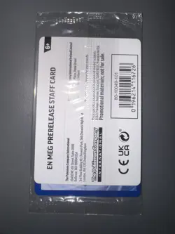Pokemon TCG Mega Evolution STAFF Stamped Prerelease Promos MEP Sealed 4 Pack - Image 2