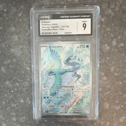 The Pokemon Company 2025 Articuno 161/159 Journey Together IR Holo CGC 9 - Image 1