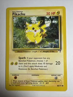 Pikachu 86/110 Pokemon 2002 Legendary Collection NM - Image 1