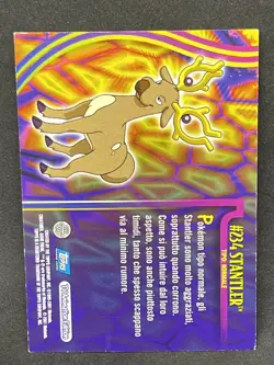POKEMON TOPPS JOHTO SERIES STANTLER #234 NONHOLO LP ITA - Image 2