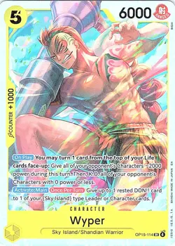 Wyper OP15-114 Super Rare Adventure on Kami's Island One Piece Near Mint - Image 2