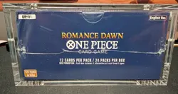 One Piece OP-01 Romance Dawn SEALED Booster Box English White Bottom W/ acrylic - Image 2