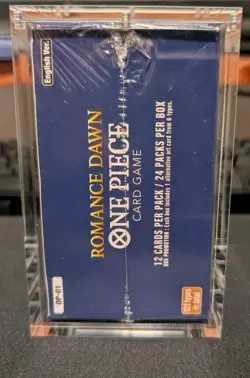 One Piece OP-01 Romance Dawn SEALED Booster Box English White Bottom W/ acrylic - Image 4