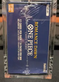 One Piece OP-01 Romance Dawn SEALED Booster Box English White Bottom W/ acrylic - Image 5