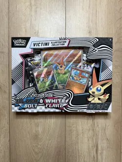 Pokemon TCG Black Bolt White Flare Victini Illustration Box - Brand New & Sealed - Image 1