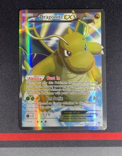 Dragonite EX Full Art 108/111 XY Furious Fists Pokemon Card - Image 1
