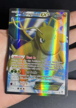 Dragonite EX Full Art 108/111 XY Furious Fists Pokemon Card - Image 2
