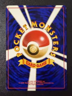 Pokemon Card - Bulbasaur 001 Vintage Old Back - Japanese Base Set Expansion - Image 2
