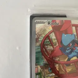 MEP 010 Riolu: Sealed Mega Evolution ETB Promo Card & Dividers : Pokemon TCG - Image 2