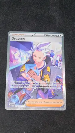 Drayton Special Illustration Rare Sir Surging Sparks Pokemon Card 244/191 - Image 1
