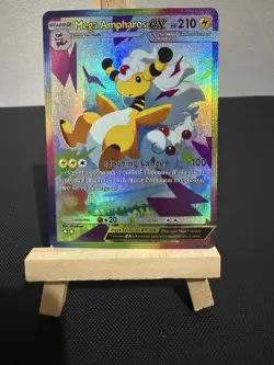 Mega Ampharos Ex Pokemon Pocket Card - Image 1