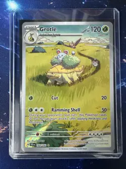 Pokemon Grotle TCG Holo Card SV05: Temporal Forces 164/162 - Image 1