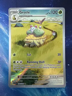 Pokemon Grotle TCG Holo Card SV05: Temporal Forces 164/162 - Image 2