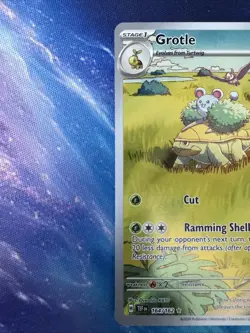 Pokemon Grotle TCG Holo Card SV05: Temporal Forces 164/162 - Image 4