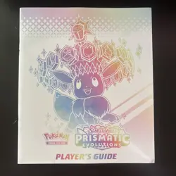 Pokemon TCG Prismatic Evolutions ETB Player's Guide Manual Book - Image 1
