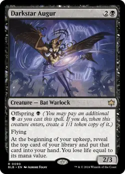 MTG Bloomburrow - Darkstar Augur - Image 1