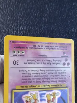 Simsala 1/102 Basis Set Rare Holo Englisch - Pokemon Karten - Alakazam Base Set - Image 3
