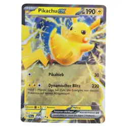 Pikachu ex 063/193 PAL Entwicklungen in Paldea Deutsch Near Mint Pokemon Karten - Image 1