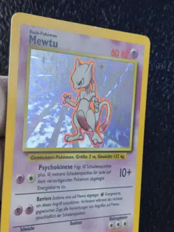 Mewtu 10/102 Basis Set Rare Holo Deutsch Pokemon Karten - Base Set Mewtwo - Image 2