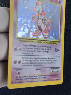 Mewtu 10/102 Basis Set Rare Holo Deutsch Pokemon Karten - Base Set Mewtwo - Image 3