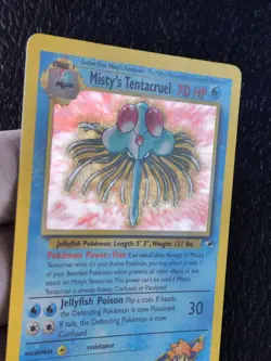 Mistys Tentoxa 10/132 Gym Heroes Rare Holo Englisch Pokemon Karten Tentacruel - Image 2