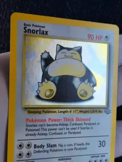 Relaxo 11/64 Dschungel Rare Holo Englisch Pokemon Karten - Jungle Snorlax - Image 2
