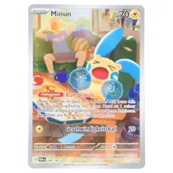 Minun 194/182 Paradoxrift Illustration Rare Deutsch Near Mint Pokemon Karten - Image 1