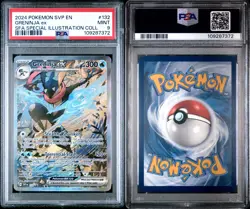 2024 POKEMON SVP EN-SV BLACK STAR PROMO #132 GRENINJA EX PSA 9 - Image 3