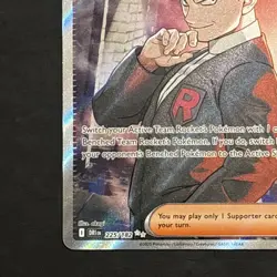 Pokemon TCG Card Team Rocket's Giovanni 225/182 Destined Rivals Ultra Rare - NM - Image 5