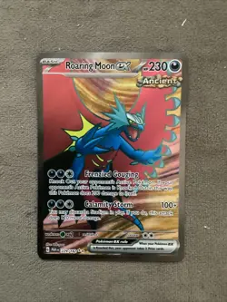 Pokemon TCG Roaring Moon ex 229/182 Paradox Rift Holo Ultra Rare Full Art NM - Image 1