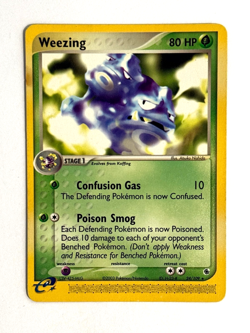 Pokemon TCG Weezing 24/109 Rare EX Ruby & Sapphire - Image 1