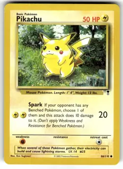 Pikachu - 86/110 [Legendary Collection] Pokemon TCG - Vintage - NM - Image 1