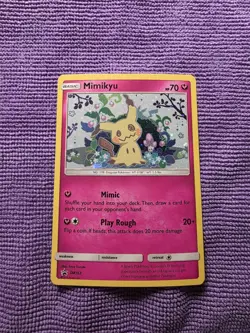 Mimikyu SM163 Holo Black Star Promo Pokemon 2019 Sun & Moon - Image 1