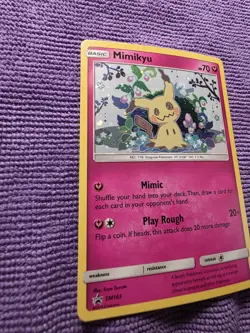 Mimikyu SM163 Holo Black Star Promo Pokemon 2019 Sun & Moon - Image 2