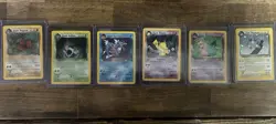 Pokemon Team Rocket 83/82 Complete Set Dark Charizard 1st edition + Double Holos - Image 4