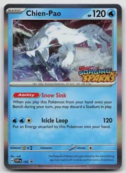 Chien-Pao 152 Scarlet & Violet Promo Pokemon Holo NM Promo - Image 1