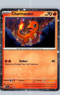 Charmander (Cosmos Holo) 047 Holo Promo Scarlet & Violet Promo Pokemon Holo NM - Image 1