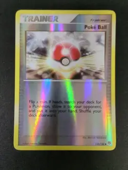 Poke Ball - 110/130 - Uncommon - Reverse Holo MP, English Pokemon Diamond and Pe - Image 1