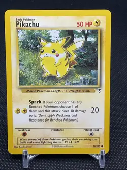 2002 Pokemon Legendary Collection Pikachu #86/110 - Image 1