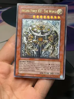 Arcana Force XXI - The World LODT-EN016 TWED ENHANCED Ultimate Rare YU-GI-OH - Image 4