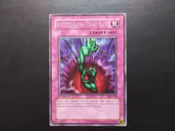 Yugioh - Bottomless Trap Hole LOD-092 Rare 1st Edition - Image 1