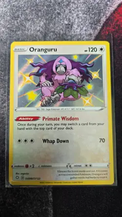 Oranguru SV098/SV122 Shining Fates Shiny Vault Holo Pokemon Card - NM - Image 1